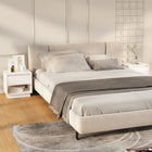 Nachtkastjes 2 st 45x34x44 cm spaanplaat wit