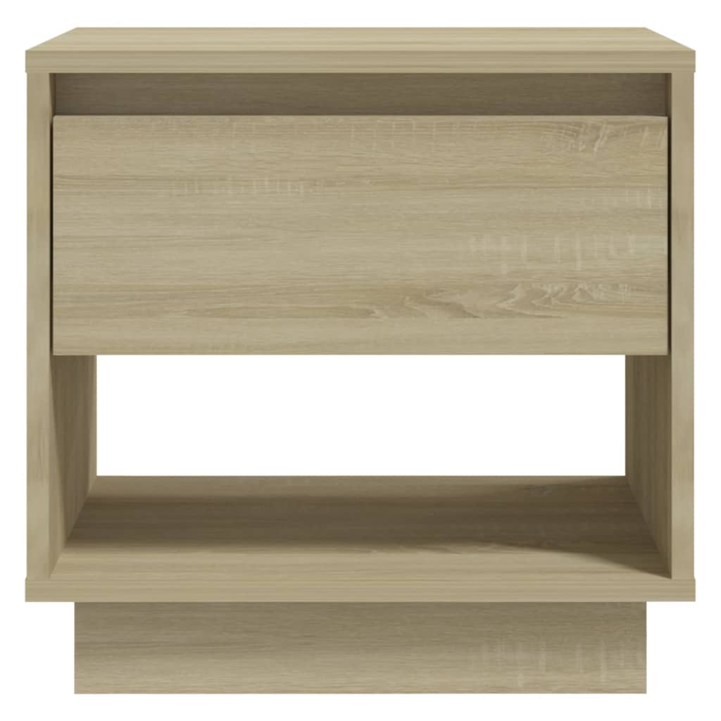 Nachtkastje 45X34X44 Cm Spaanplaat Kleurig 1 Sonoma eiken