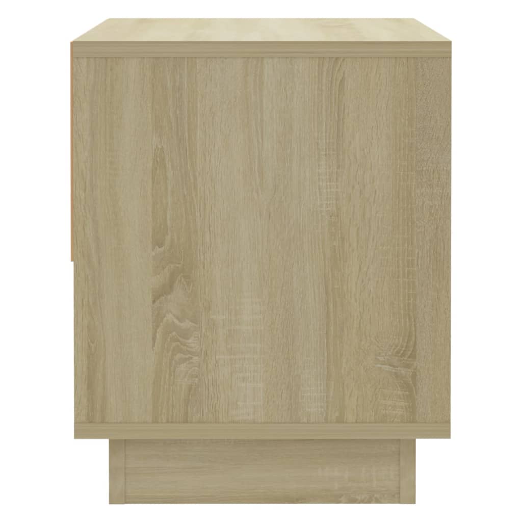 Nachtkastje 45X34X44 Cm Spaanplaat Kleurig 1 Sonoma eiken