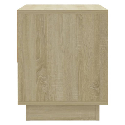 Nachtkastje 45X34X44 Cm Spaanplaat Kleurig 1 Sonoma eiken