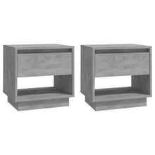 Nachtkastjes 45X34X44 Cm Spaanplaat 2 Betongrijs