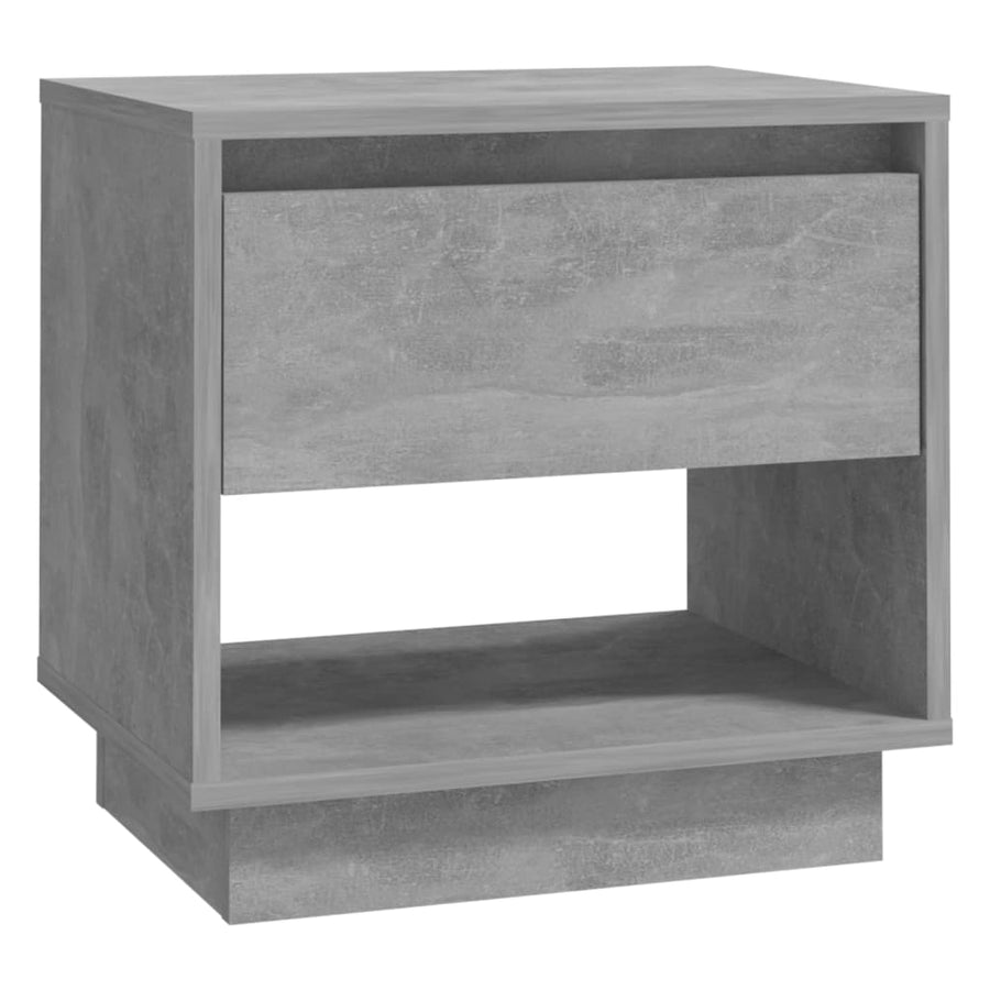 Nachtkastjes 45X34X44 Cm Spaanplaat 2 Betongrijs