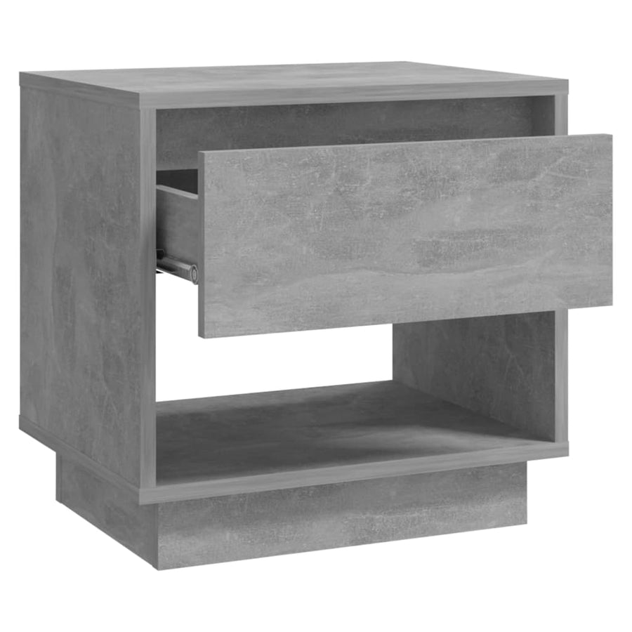 Nachtkastjes 45X34X44 Cm Spaanplaat 2 Betongrijs