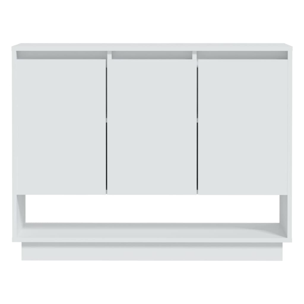Dressoir 97X31X75 Cm Bewerkt Hout Wit