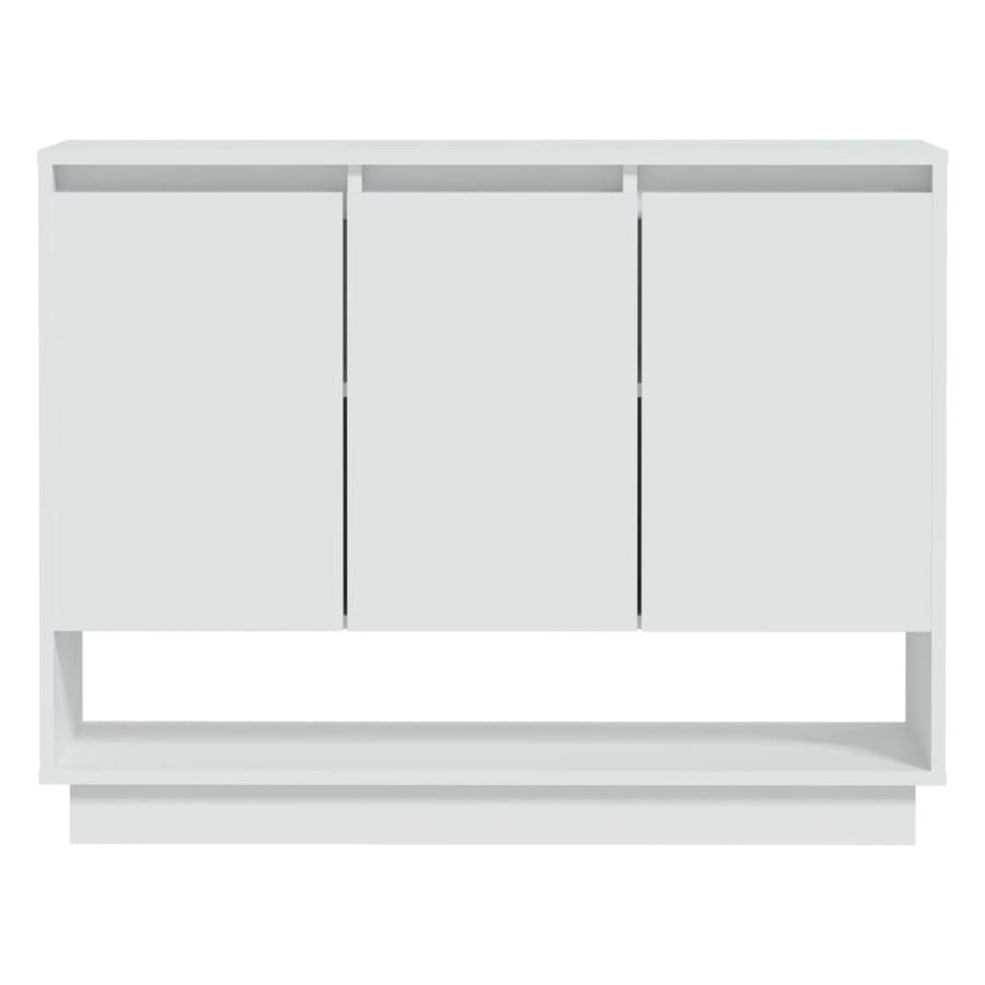 Dressoir 97X31X75 Cm Bewerkt Hout Wit