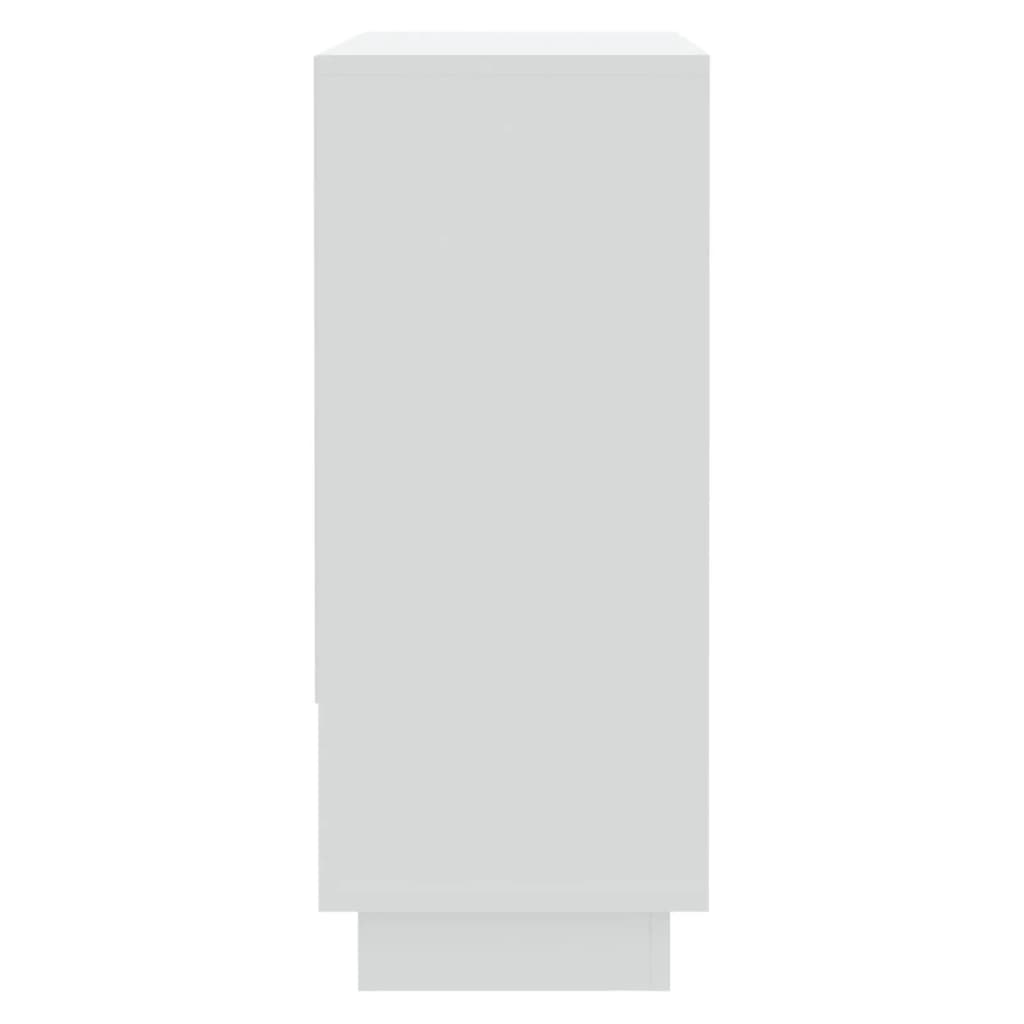 Dressoir 97X31X75 Cm Bewerkt Hout Wit