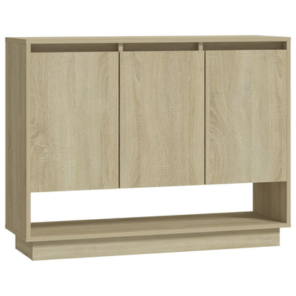 Dressoir 97X3X75 Cm Spaanplaat Kleurig Sonoma eiken