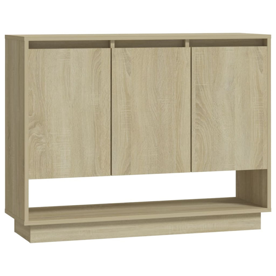 Dressoir 97X3X75 Cm Spaanplaat Kleurig Sonoma eiken