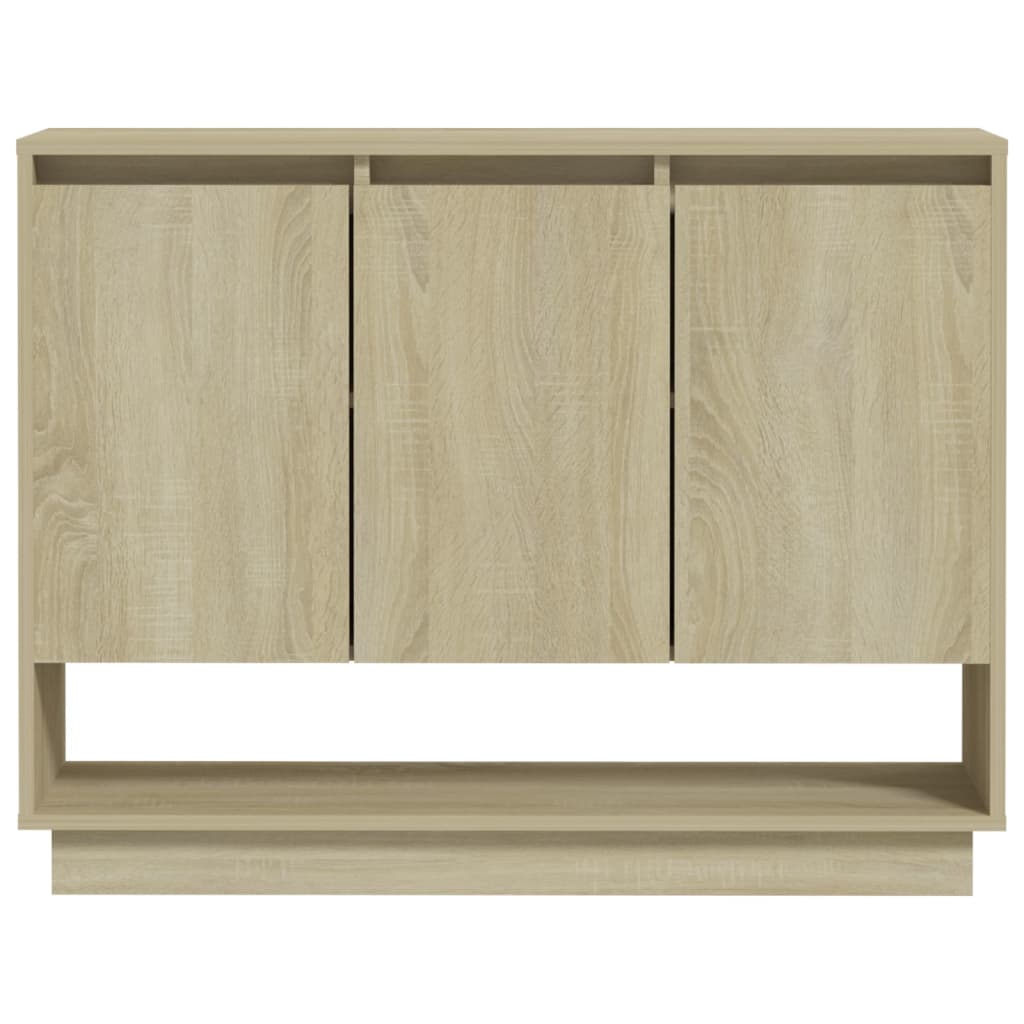 Dressoir 97X3X75 Cm Spaanplaat Kleurig Sonoma eiken