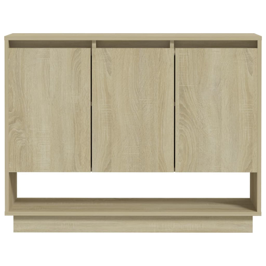 Dressoir 97X3X75 Cm Spaanplaat Kleurig Sonoma eiken
