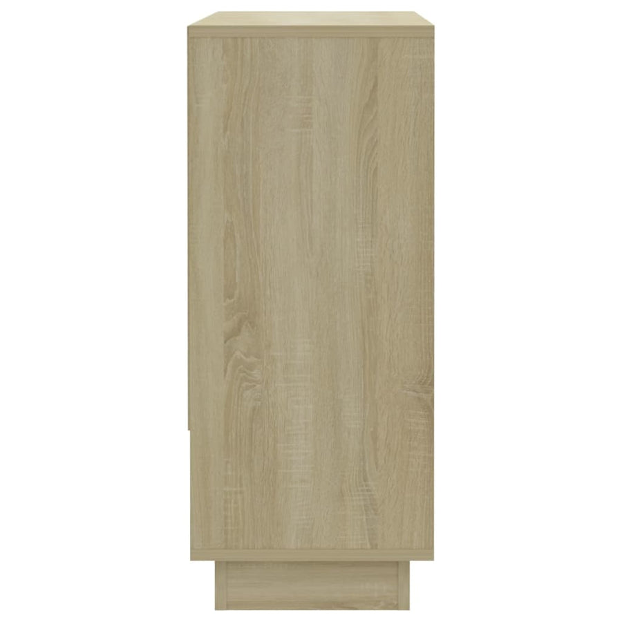 Dressoir 97X3X75 Cm Spaanplaat Kleurig Sonoma eiken