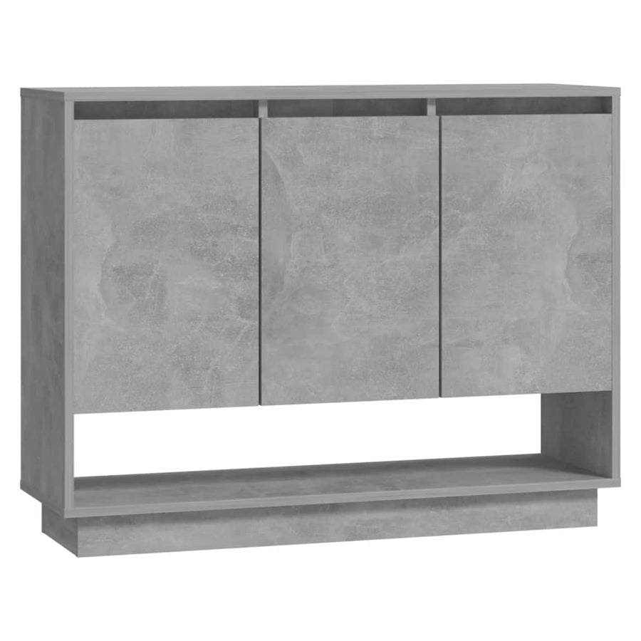 Dressoir 97X31X75 Cm Spaanplaat Betongrijs
