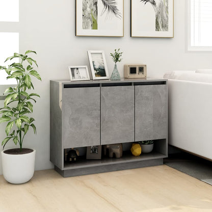 Dressoir 97X31X75 Cm Spaanplaat Betongrijs