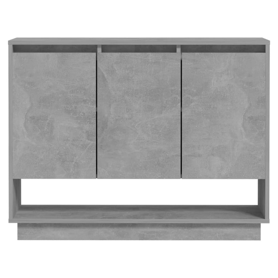 Dressoir 97X31X75 Cm Spaanplaat Betongrijs