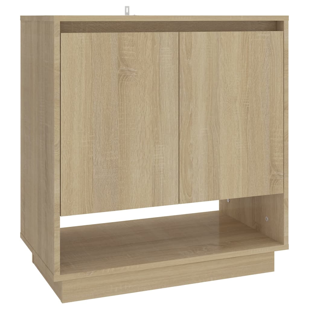 Dressoir 70X4X75 Cm Spaanplaat Kleurig Sonoma eiken