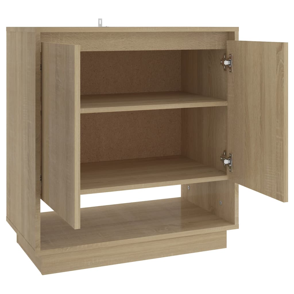 Dressoir 70X4X75 Cm Spaanplaat Kleurig Sonoma eiken