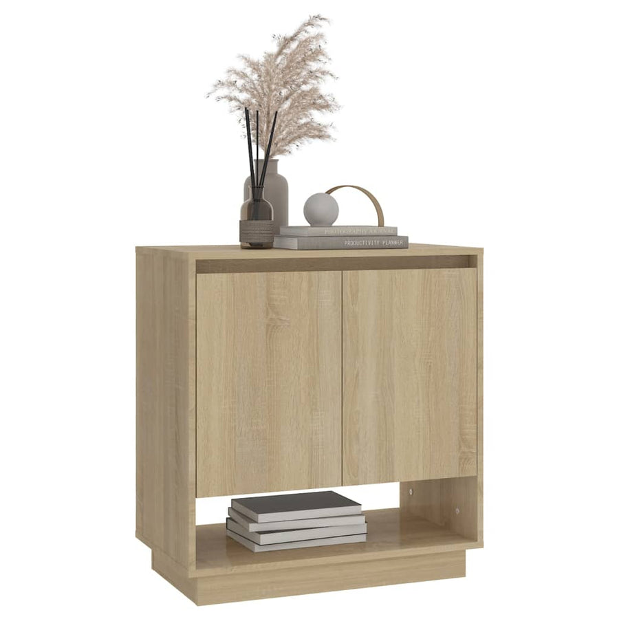 Dressoir 70X4X75 Cm Spaanplaat Kleurig Sonoma eiken