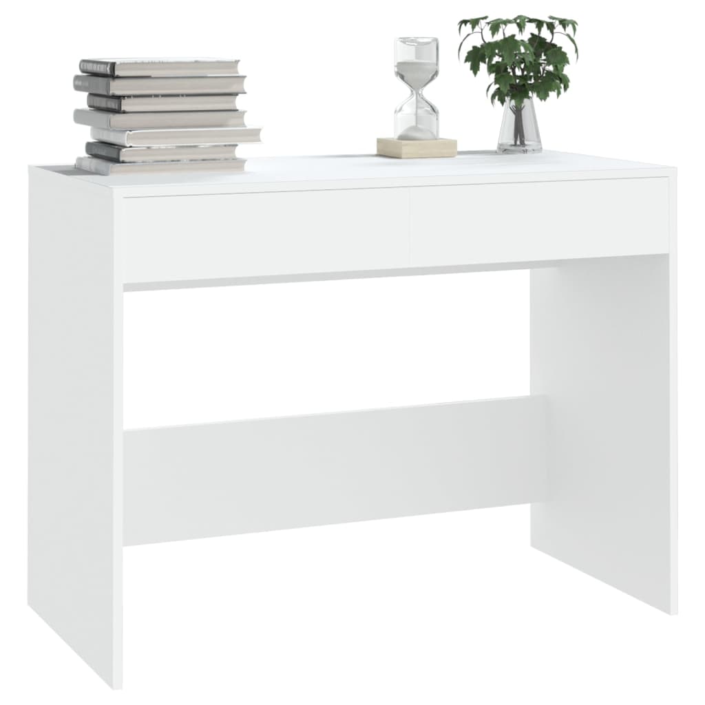 Bureau 101X50X76,5 Cm Spaanplaat Wit