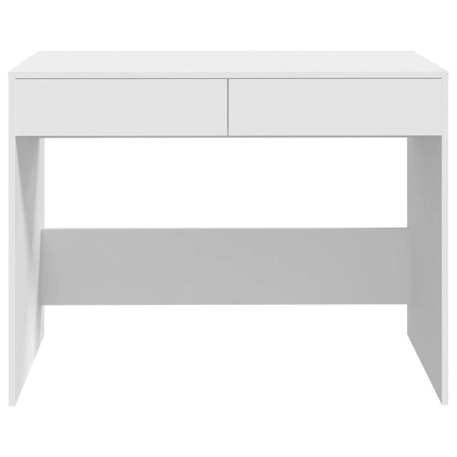 Bureau 101X50X76,5 Cm Spaanplaat Wit
