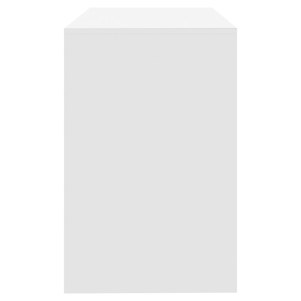 Bureau 101X50X76,5 Cm Spaanplaat Wit