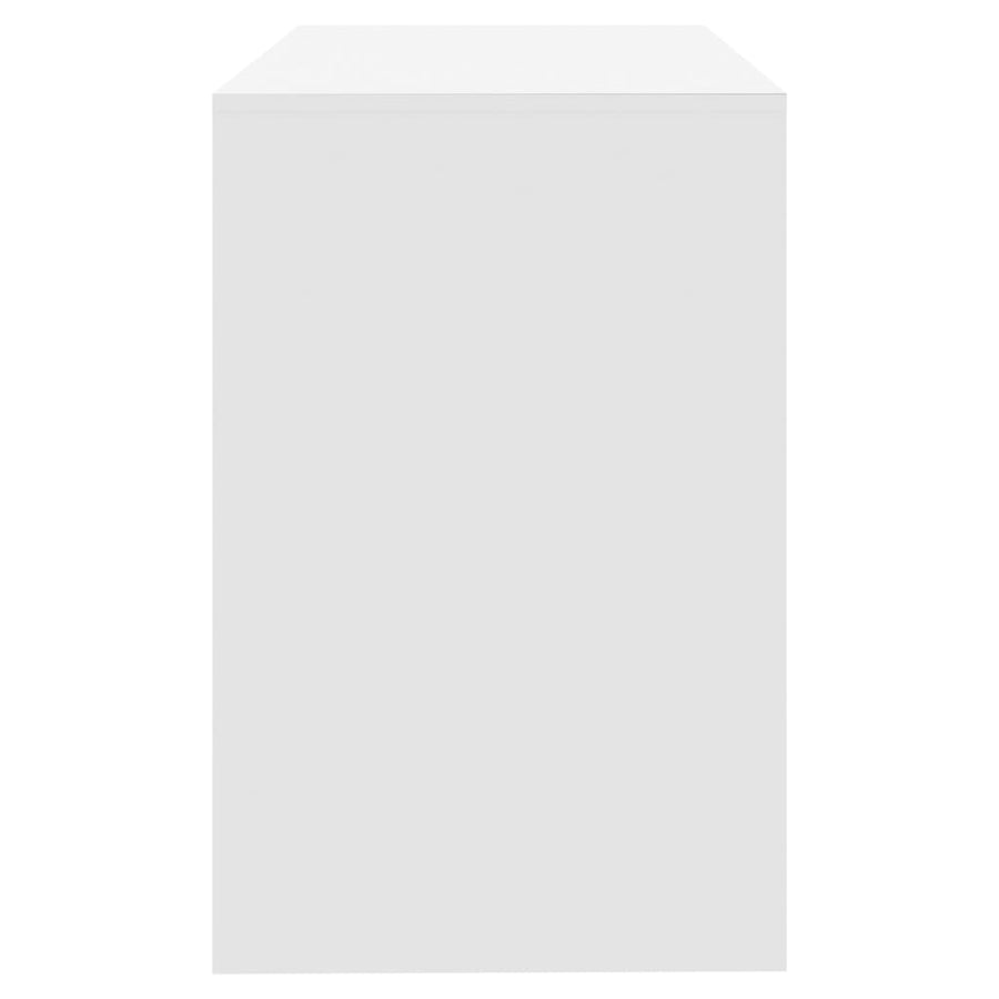 Bureau 101X50X76,5 Cm Spaanplaat Wit