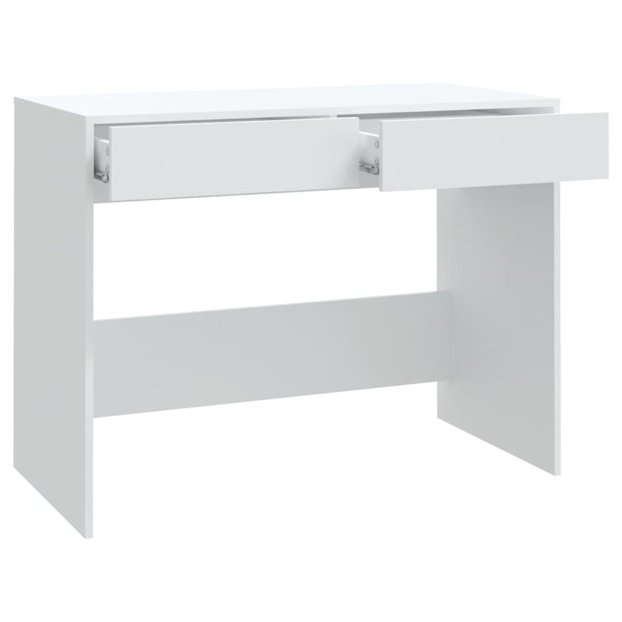 Bureau 101X50X76,5 Cm Spaanplaat Wit