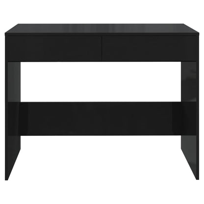 Bureau 101X50X76,5 Cm Bewerkt Hout Zwart