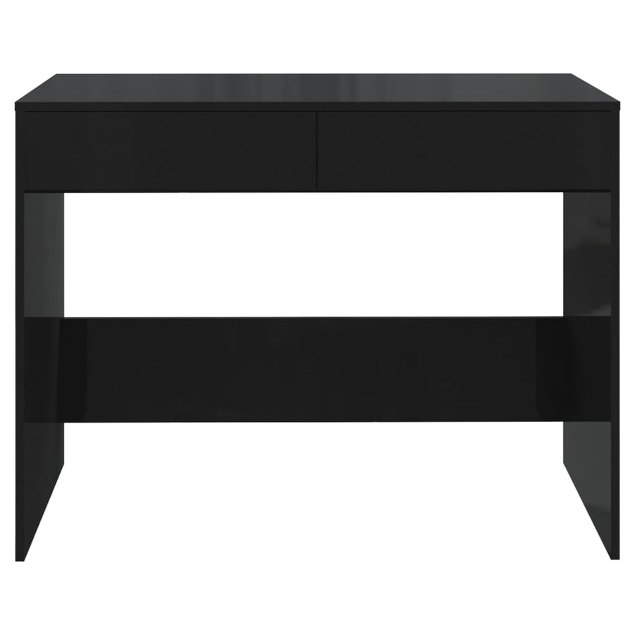 Bureau 101X50X76,5 Cm Bewerkt Hout Zwart