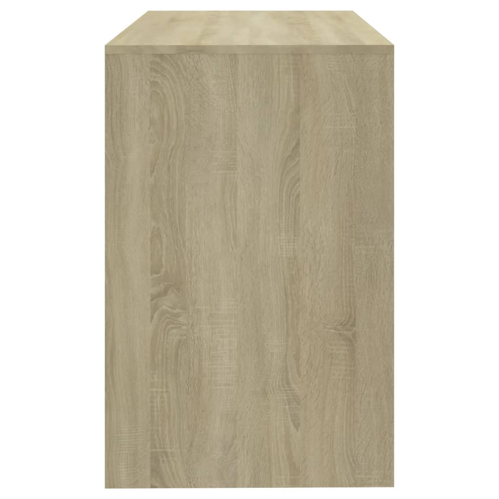 Bureau 101X50X76,5 Cm Spaanplaat Kleurig Sonoma eiken