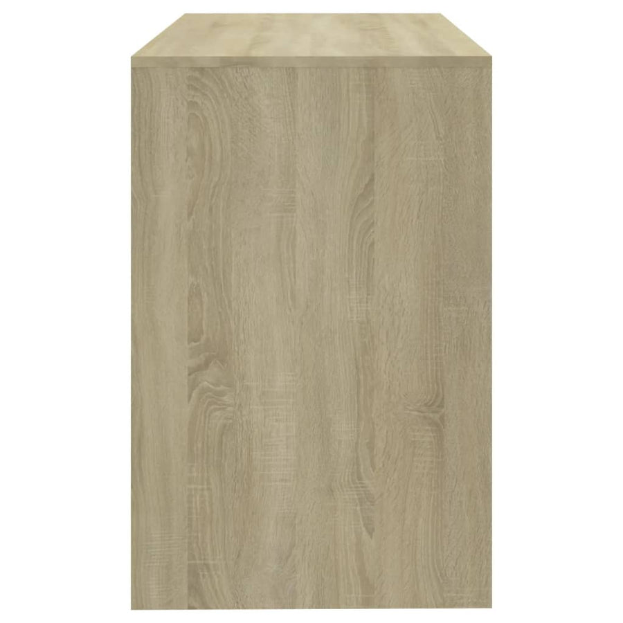 Bureau 101X50X76,5 Cm Spaanplaat Kleurig Sonoma eiken