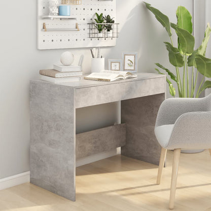 Bureau 101X50X76,5 Cm Spaanplaat Betongrijs