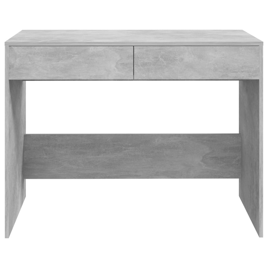 Bureau 101X50X76,5 Cm Spaanplaat Betongrijs