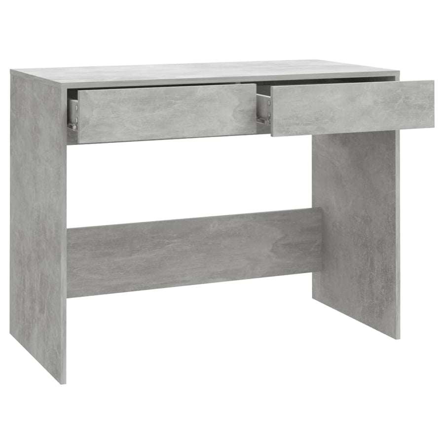 Bureau 101X50X76,5 Cm Spaanplaat Betongrijs