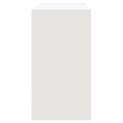 Wandtafel 89X4X76,5 Cm Staal Wit