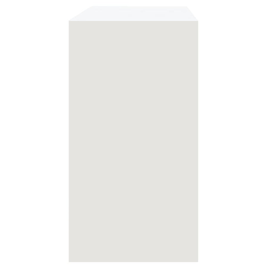 Wandtafel 89X4X76,5 Cm Staal Wit