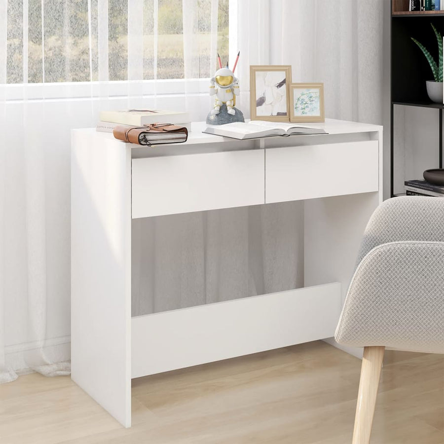 Wandtafel 89X4X76,5 Cm Staal Wit