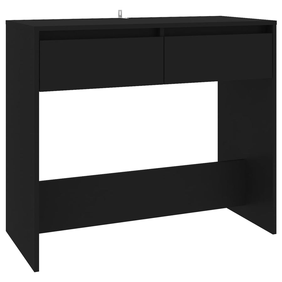 Wandtafel 89X4X76,5 Cm Staal Zwart