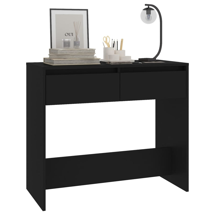 Wandtafel 89X4X76,5 Cm Staal Zwart