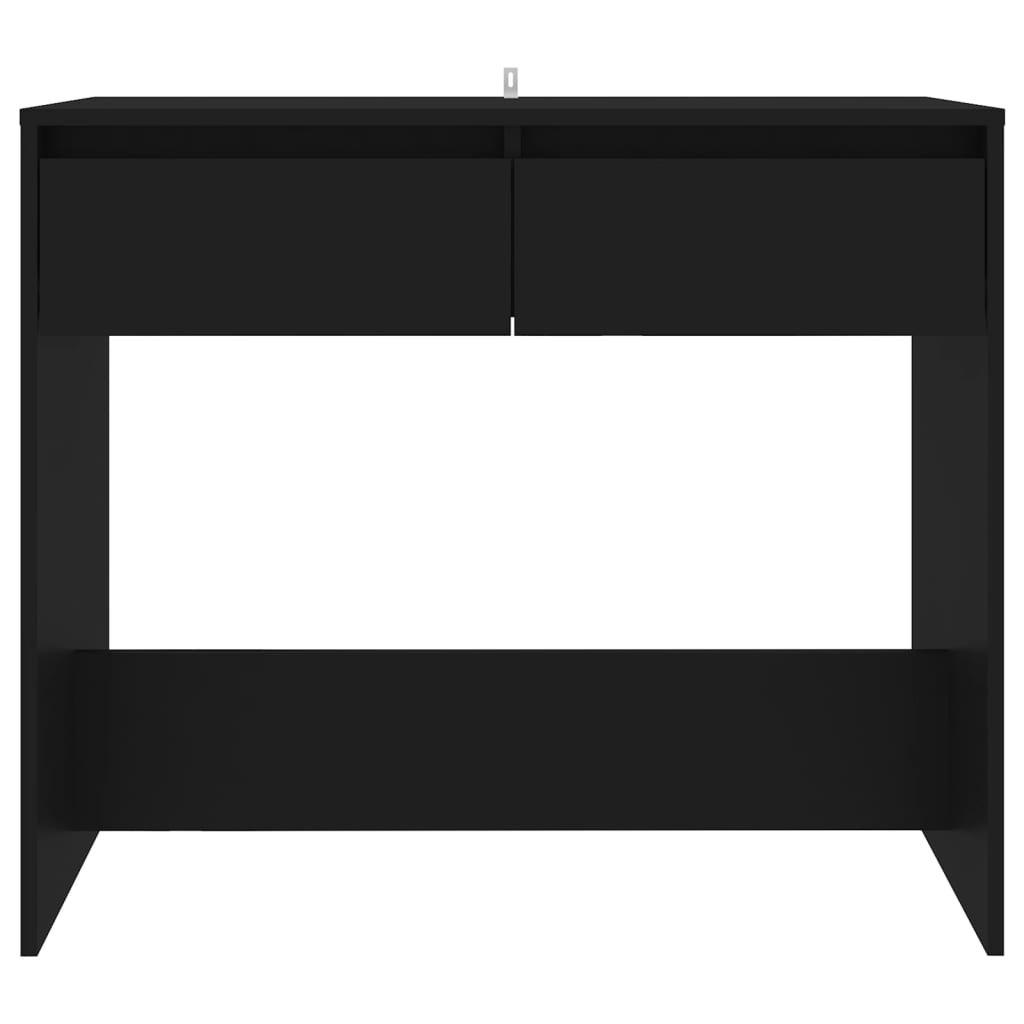 Wandtafel 89X4X76,5 Cm Staal Zwart