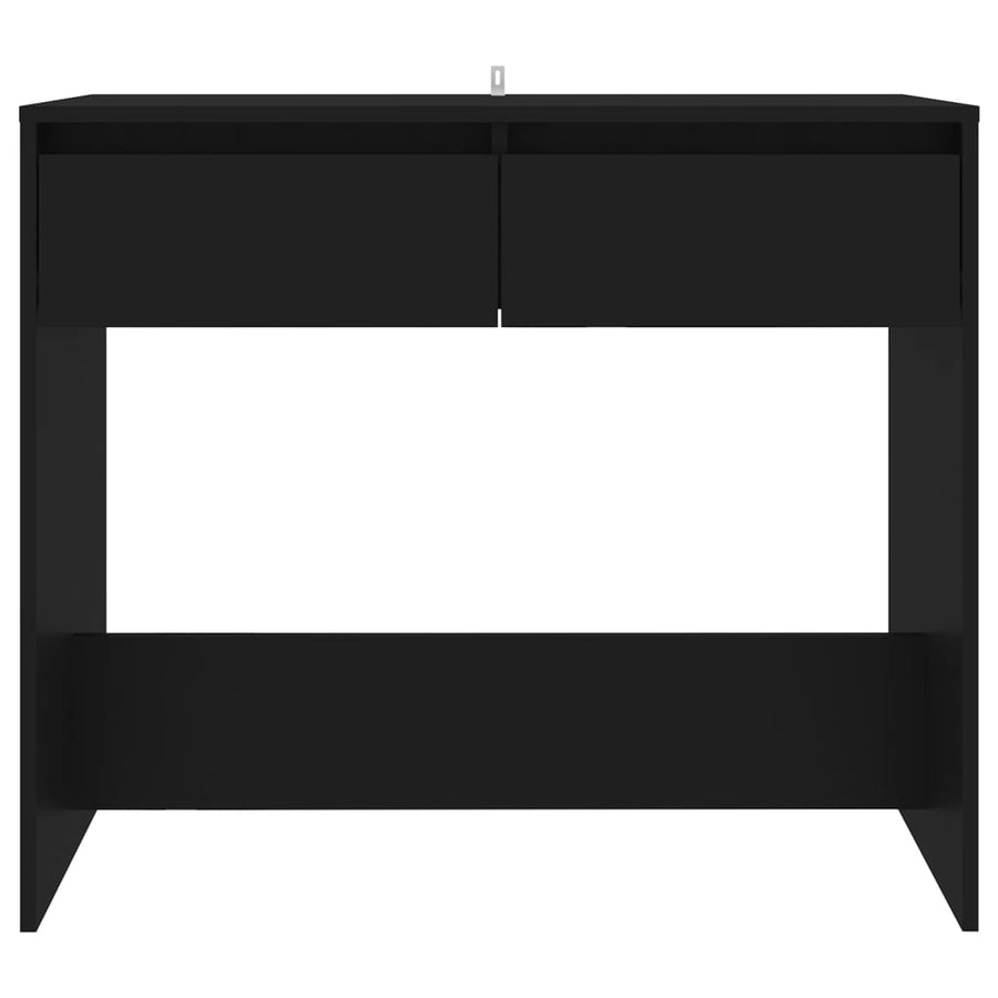 Wandtafel 89X4X76,5 Cm Staal Zwart