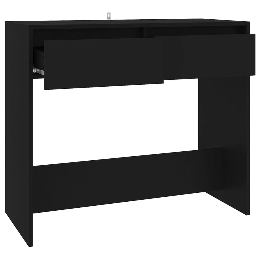 Wandtafel 89X4X76,5 Cm Staal Zwart
