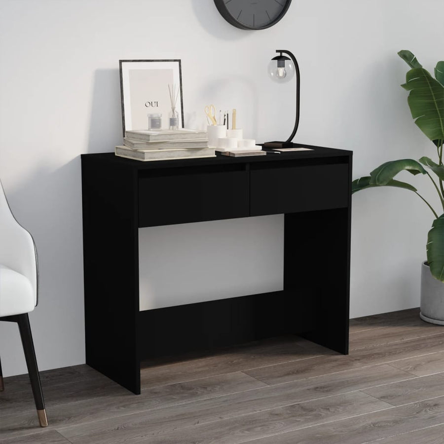 Wandtafel 89X4X76,5 Cm Staal Zwart