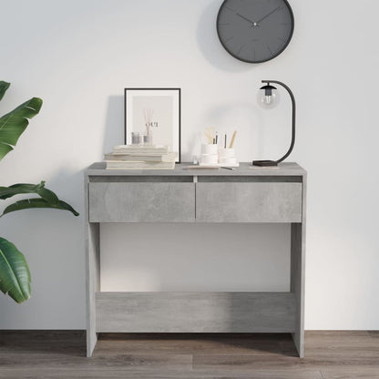 Wandtafel 89X4X76,5 Cm Staal Betongrijs
