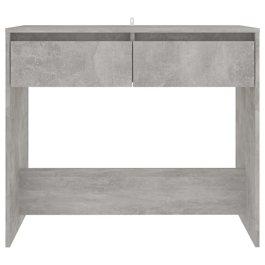 Wandtafel 89X4X76,5 Cm Staal Betongrijs