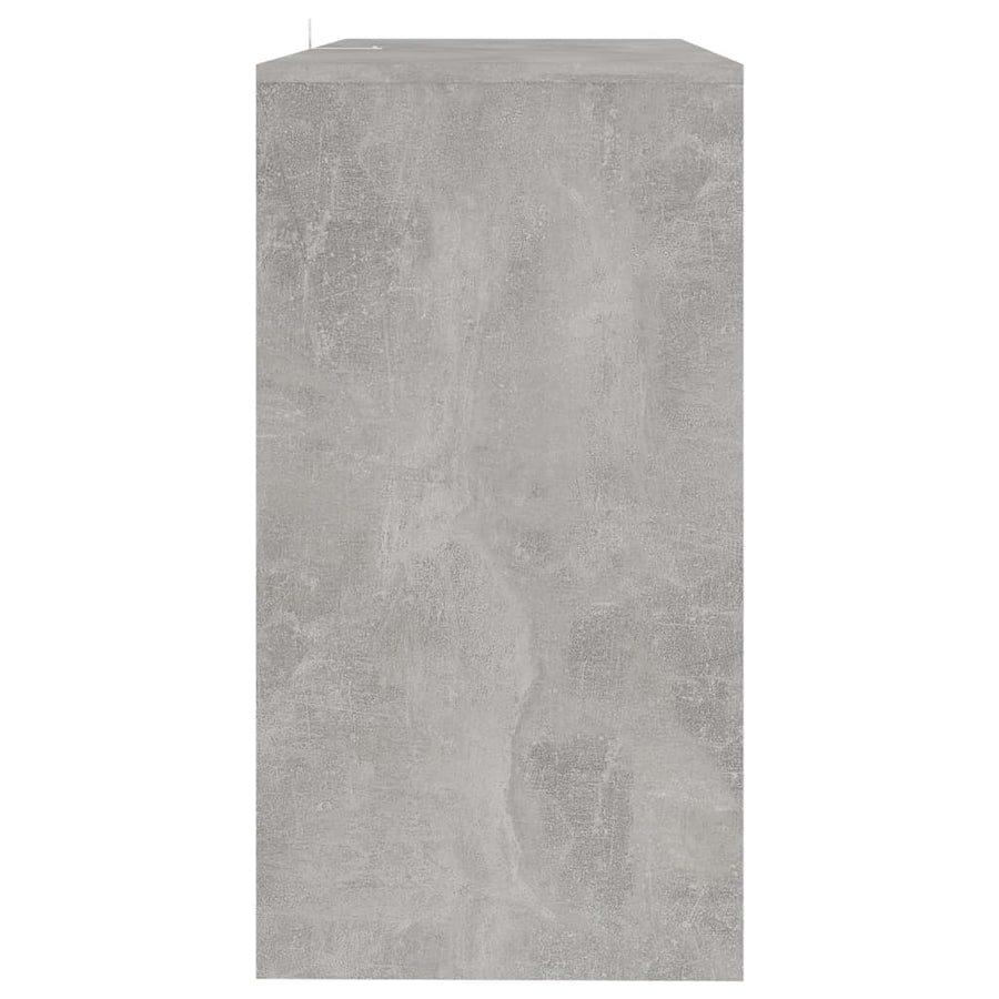 Wandtafel 89X4X76,5 Cm Staal Betongrijs