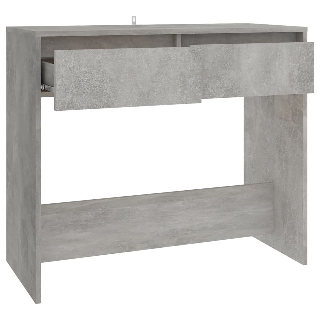 Wandtafel 89X4X76,5 Cm Staal Betongrijs