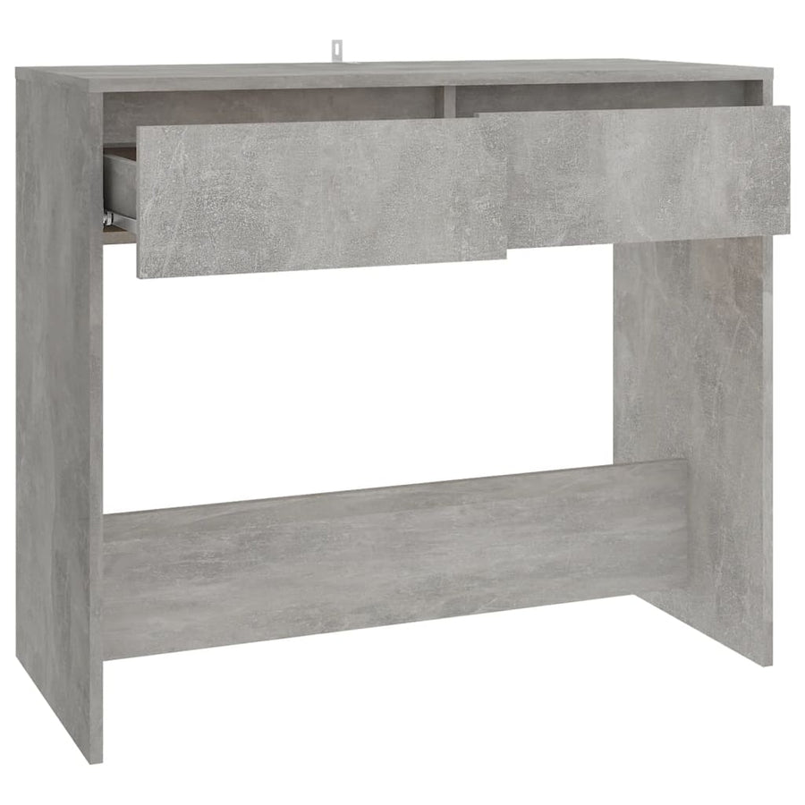 Wandtafel 89X4X76,5 Cm Staal Betongrijs
