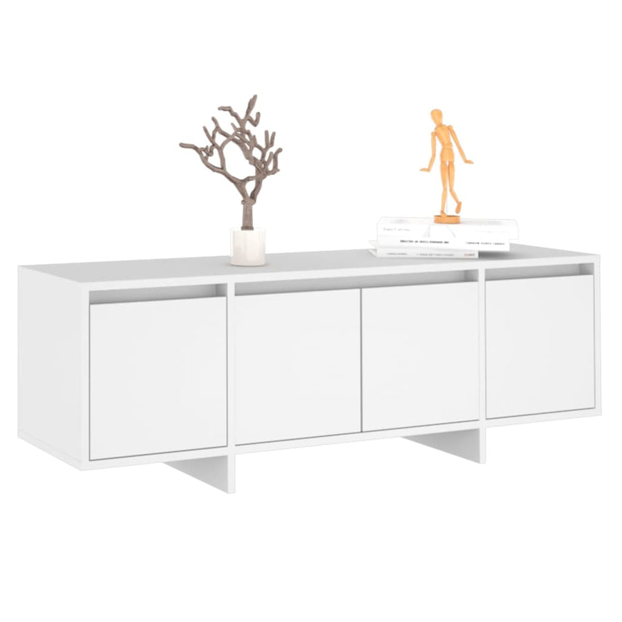 Tv-Meubel 20X30X40,5 Cm Spaanplaat Wit