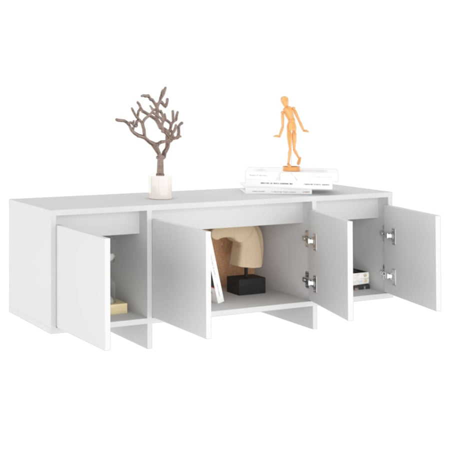 Tv-Meubel 20X30X40,5 Cm Spaanplaat Wit