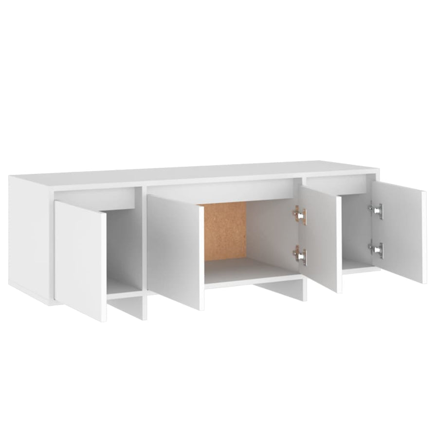 Tv-Meubel 20X30X40,5 Cm Spaanplaat Wit